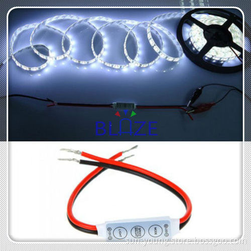Mini LED Single Color Controller 3 Key Dimmer 12v